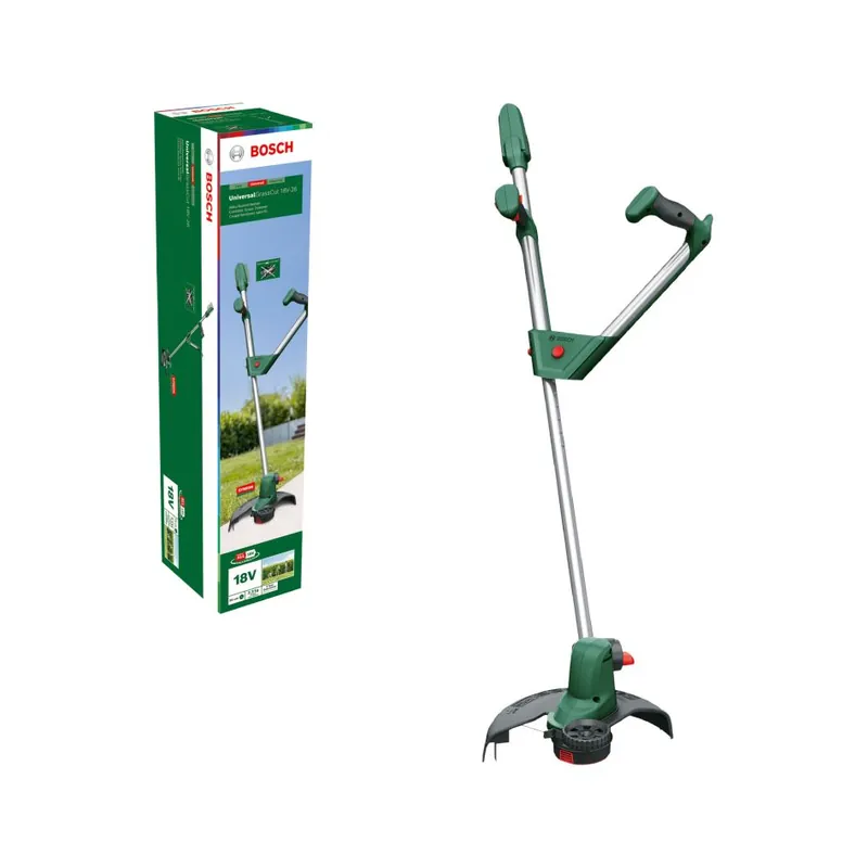Bosch Vert 06008C1D04 UniversalGrassCut 18 Accu trimmer excl. batteries et chargeur dans la boîte