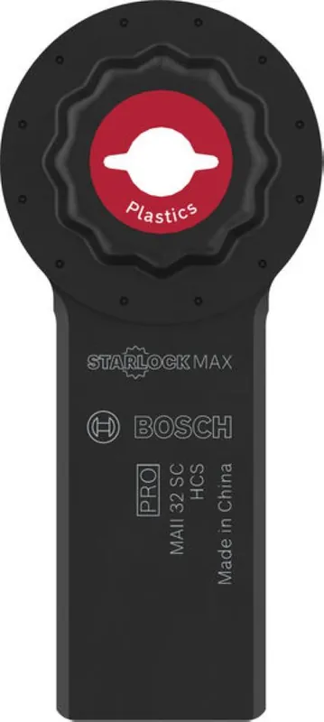 Bosch Bleu Accessoires 2608669143 PRO Starlock Max MAII 32 SC Joint cutter HCS Multi Material 32 x 55 10x