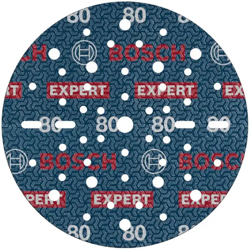 Bosch Bleu Accessoires 2608902441 EXPERT Disque abrasif O780 avec support film 150 mm G80 6x