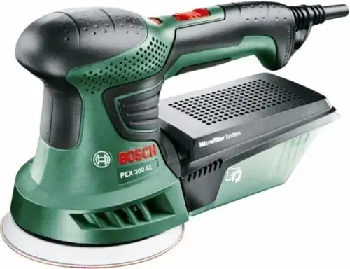 Bosch Vert 06033A3004 PEX 300 AE Jeu de ponceuses orbitales aléatoires