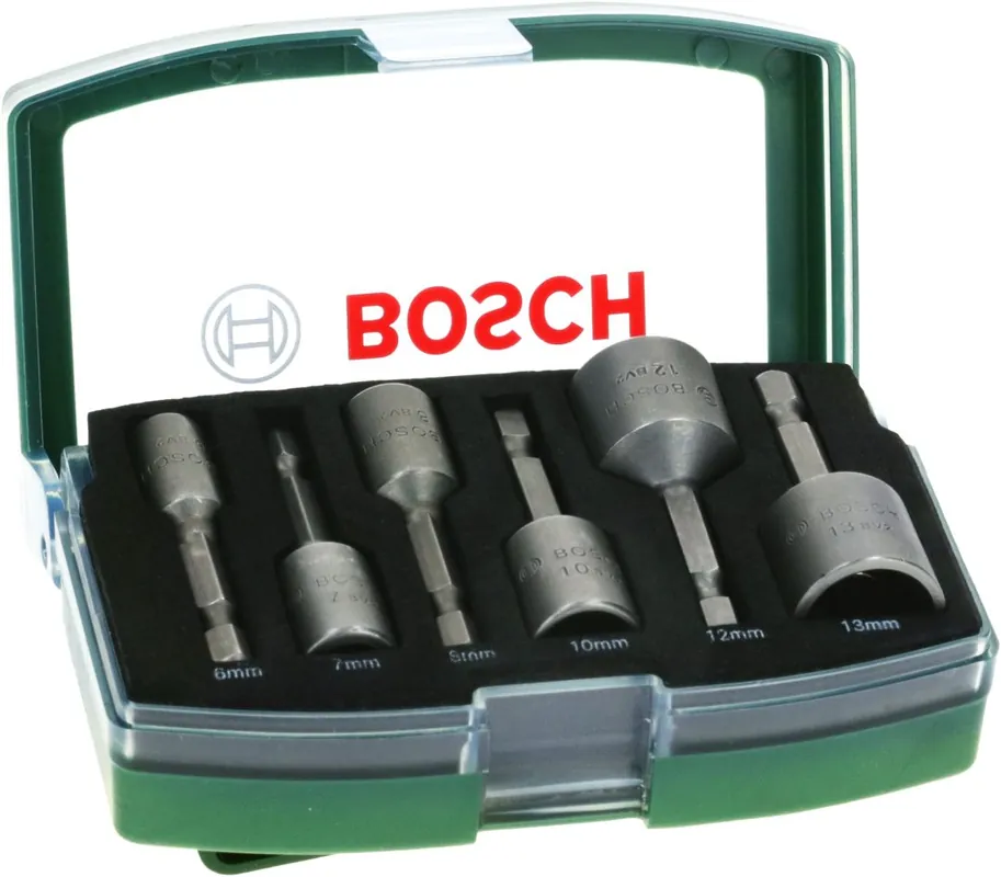 Bosch Vert Accessoires 2607017569 Jeu de 6 douilles Promoline