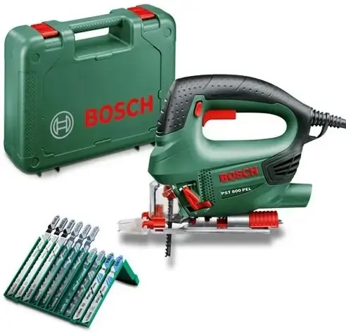 Bosch Vert 06033A0101 PST 800 PEL Scie sauteuse avec accessoires en mallette