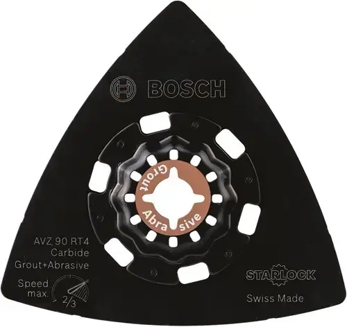 Bosch Bleu Accessoires 2609256F02 Starl AVZ 90 RT4 Delta pad de ponçage