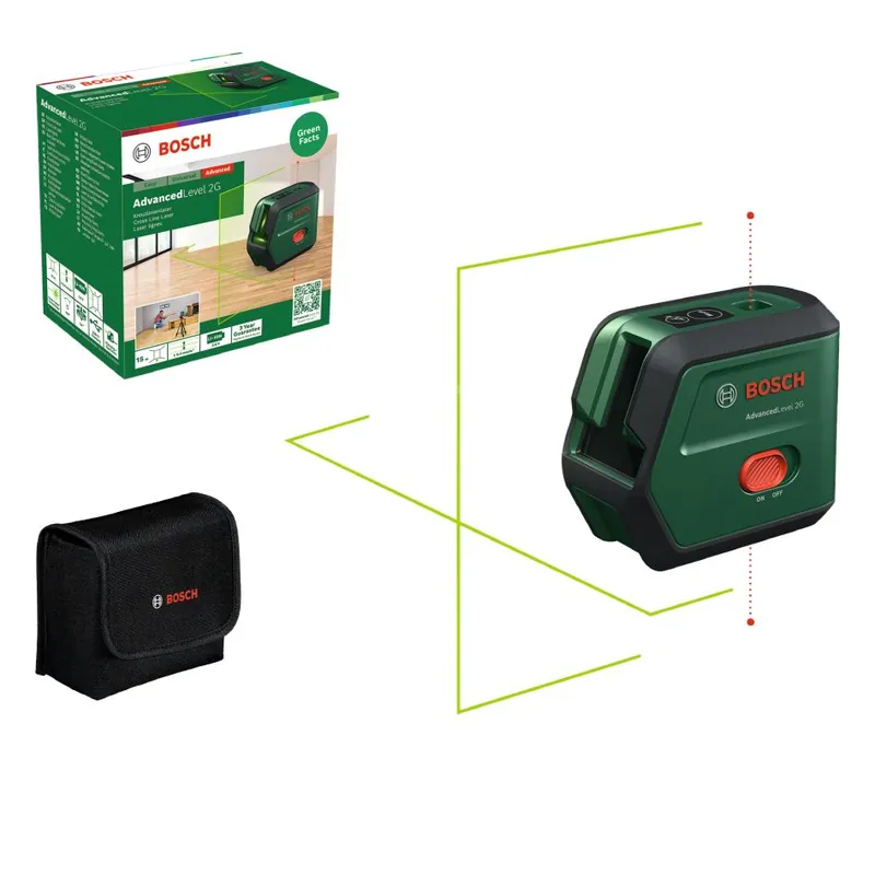 Bosch Vert 0603663G00 AdvancedLevel 2G Cross line laser