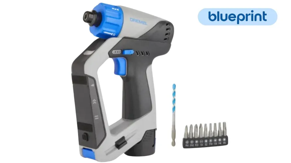 Dremel F013DD12JA BluePrint DD12 12V 3-en-1 jeu de tournevis 1x 2.0Ah et chargeur rapide