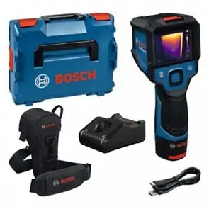 Bosch Bleu 0601083900 GTC 12V-450-13 Kit thermodétecteur 1x 12V 2.0 Ah et chargeur GAL 12V-40 en L-Boxx