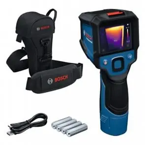 Bosch Bleu 0601083901 GTC 12V-450-13 Détecteur thermique 4x batterie 1.5V adaptateur de batterie AA1 en L-BOXX