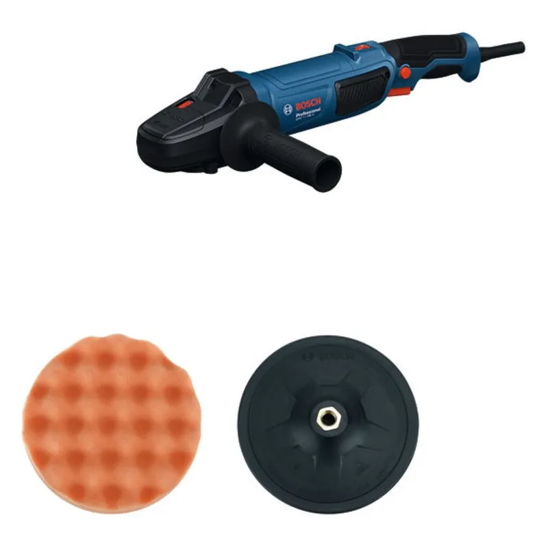 Bosch Bleu 06013A2300 Polisseuse GPO 11-180 S Poignée, tampon de support, tampon de polissage