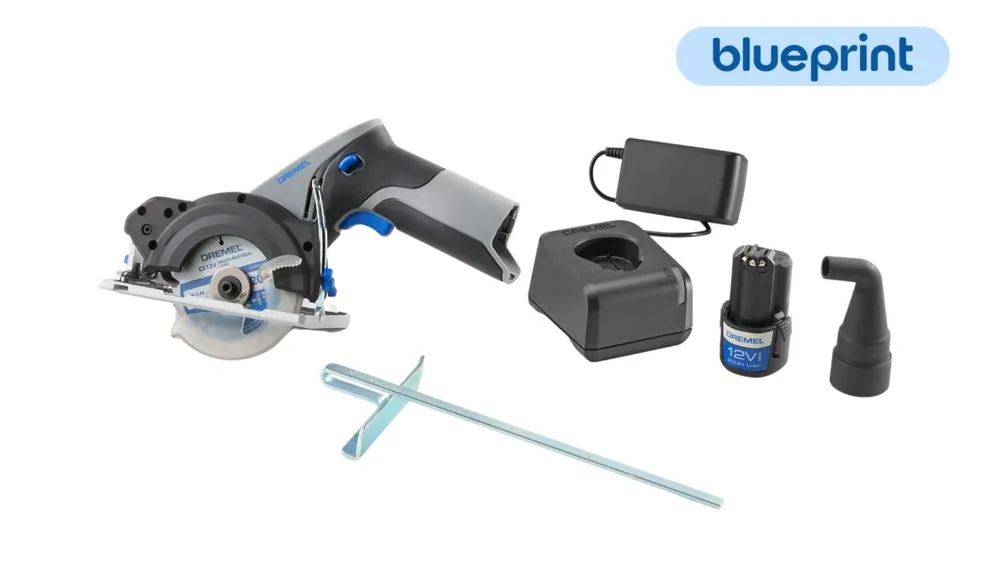 Dremel F013CS12JA BluePrint CS12JA 12V Kit de scie compacte Batterie 12V 2.0Ah et chargeur rapide