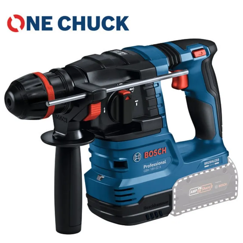 Bosch Bleu 0611924100 GBH 18V-22 X Marteau sans fil sans batteries et chargeur en boîte