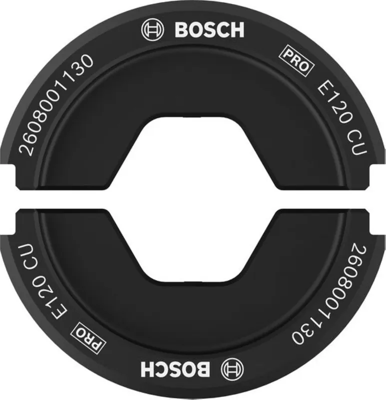 Bosch Bleu Accessoires 2608001130 PRO Pince à sertir E120 CU 120 mm² cuivre