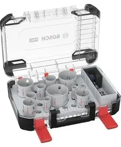 Bosch Bleu Accessoires 061599767A PRO Jeu de scies cloches 14 pièces