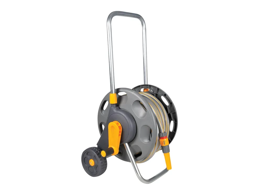 Hozelock 2488R0000 Chariot à tuyaux + 25 m de tuyau