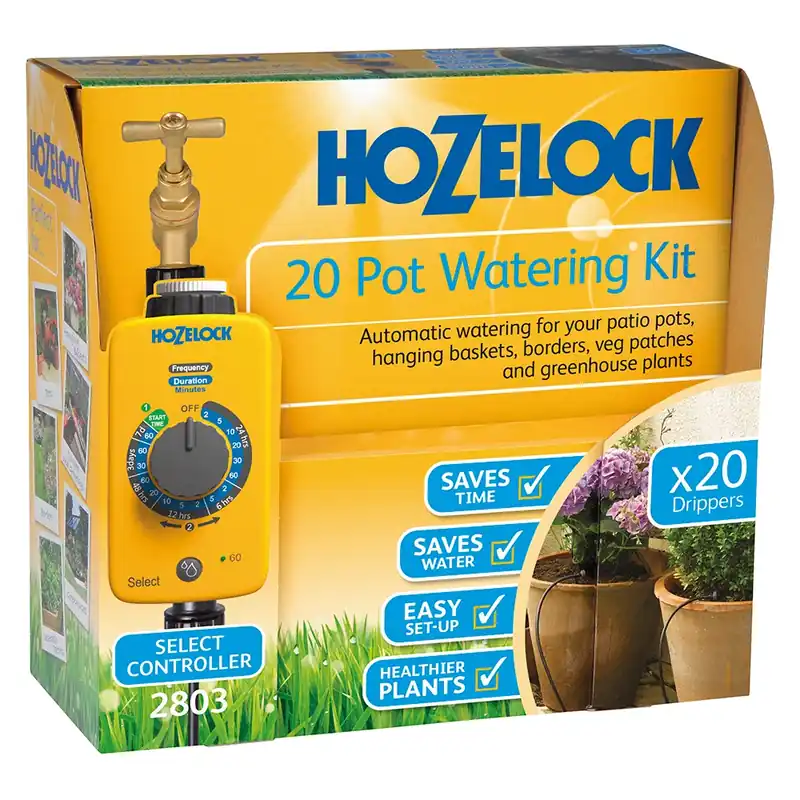 Hozelock 2803 1240 Kit d‘arrosage pour 20 pots