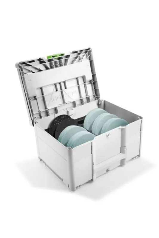 Festool Accessoires 578718 SYS-STF D150 GR NET-Set Sandpaper Granat Net Systainer³