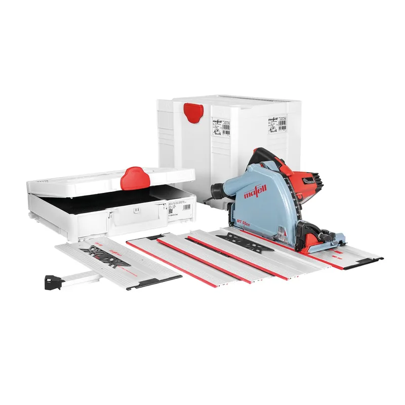 Mafell 1P0461 MT55 cc Drop saw en Midi-MAX + Jeu de règles de guidage F-MS en Max3