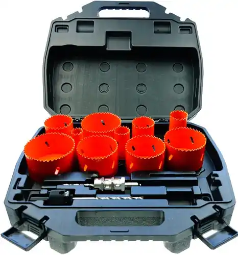 GRN Tools 551G-SET10 Coffret de 10 scies cloches bimétalliques (S-lock)