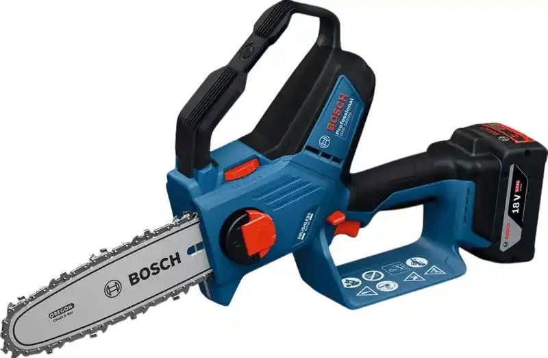 Bosch Bleu 06008D7100 Scie d‘élagage sans fil GKE 18V-20 excl. batteries et chargeur en boîte