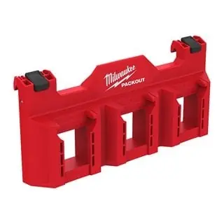 Milwaukee Accessoires 4932498645 Porte-batterie M18 PACKOUT à montage latéral