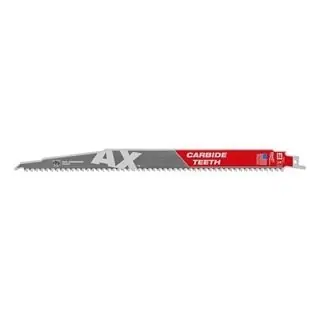 Milwaukee Accessoires 48475227 Sawzall The AX Carbide Recipro saw blade wood 300mm 5-Tpi