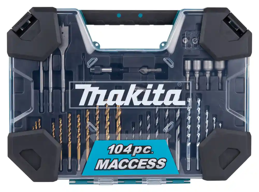 Makita Accessoires E-22604 Jeu de mèches 104 pièces