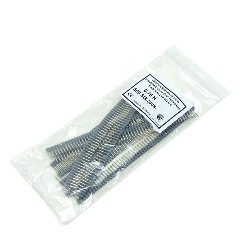 Jokari 60175 VPB Embouts de conducteurs Gris 0,75 mm² (500pcs) 60175