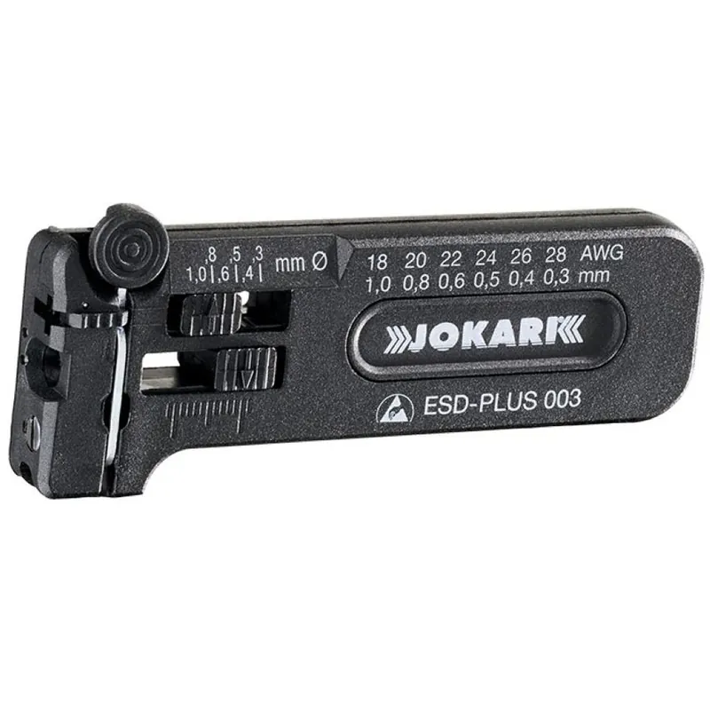 Jokari 40029 VKB Micro-dénudeur de câble ESD-Plus 003 Ø 0,30-1,00mm 40029