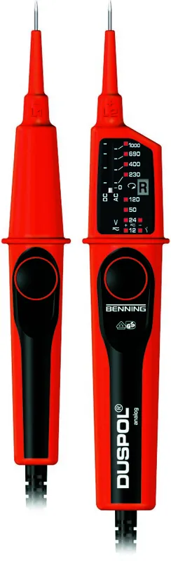 Benning 050261 Duspol Testeur de tension analogique bipolaire