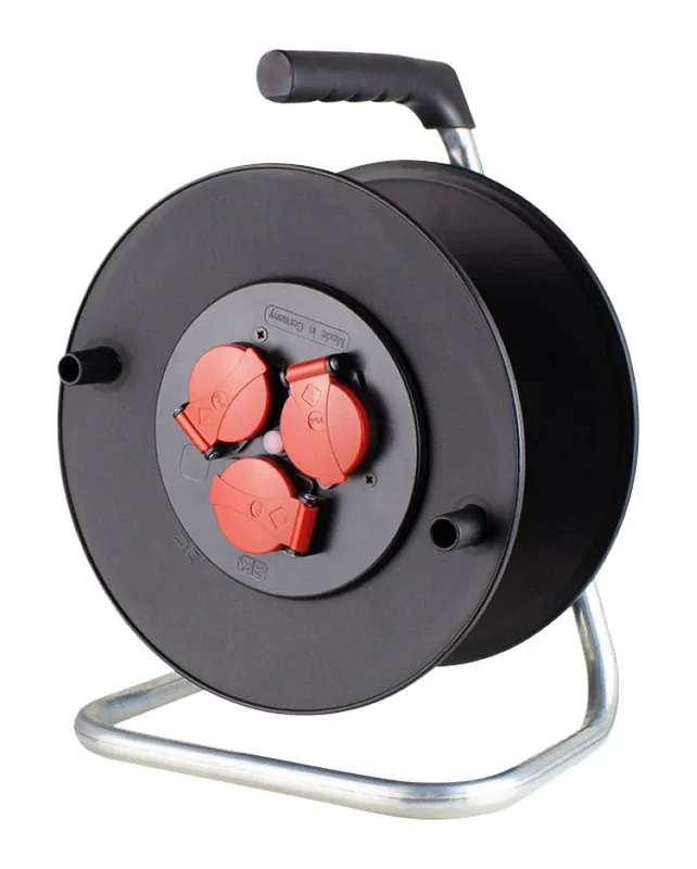 Schwabe 10120 Enrouleur de câble vide 230V/16A IP44 pour 40m de câble