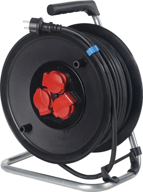 Schwabe 10135 Enrouleur de câble 230V/16A IP44 Caoutchouc H05RR-F 3G1.5 50m
