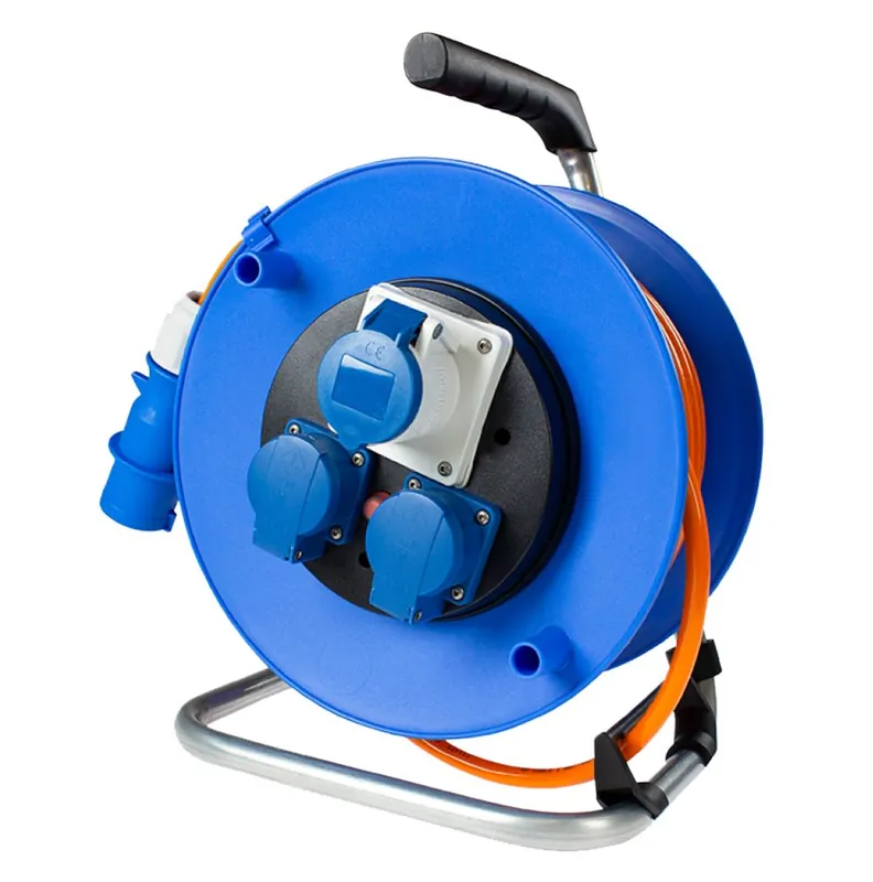 Schwabe 10170 Enrouleur de câble CEE Camping Powerlight 230V/16A IP44 H07BQ-F 3G2.5 25m