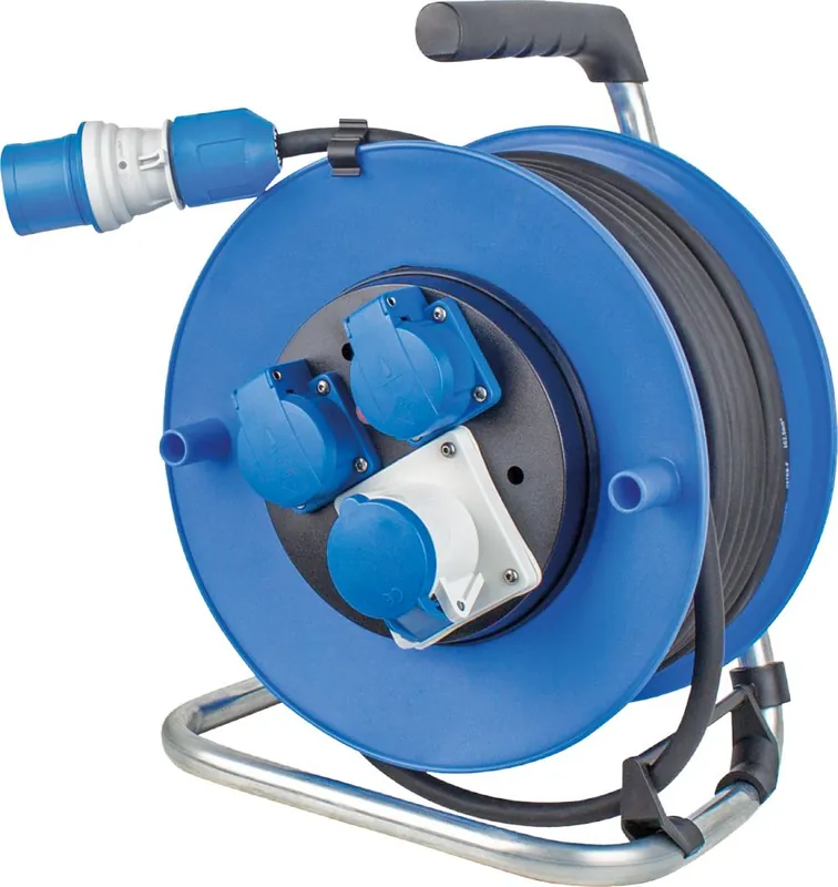 Schwabe 10176 Enrouleur de câble CEE Camping Powerlight 230V/16A IP44 H07RN-F 3G2.5 25m