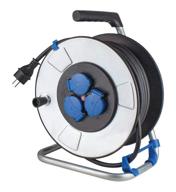 Schwabe 10333 Enrouleur de câble Ironcoat 230V/16A IP44 Néoprène H07RN-F 3G2.5 33m
