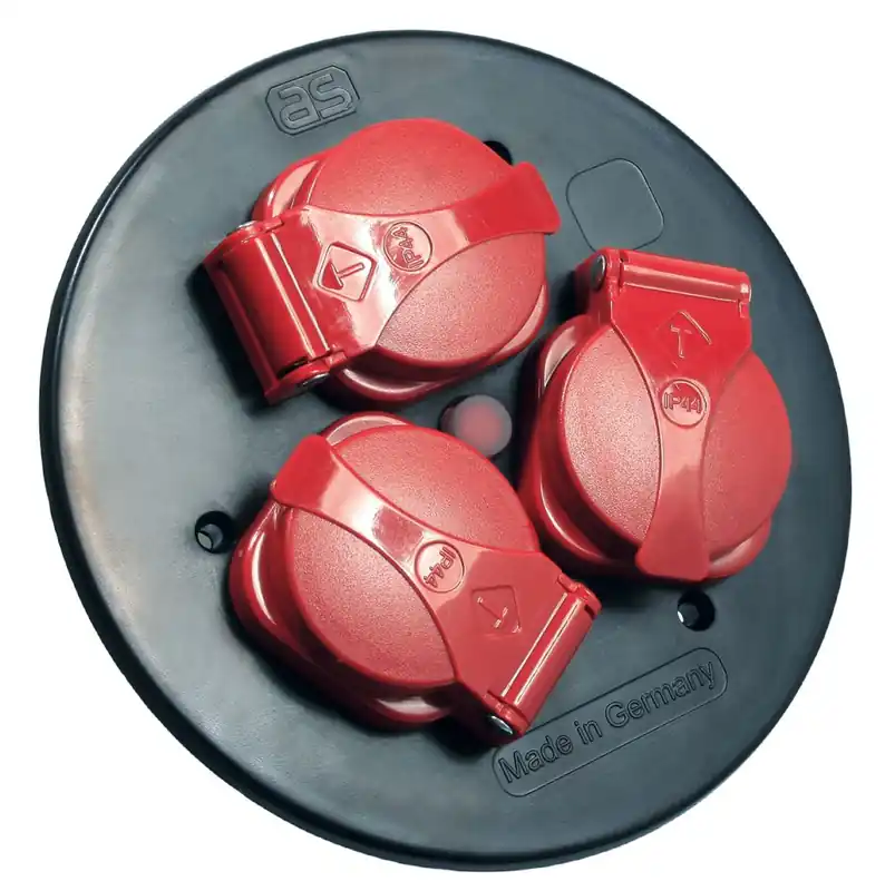 Schwabe 10565 Prise de courant 230V/16A IP44 pour enrouleur de câble à 3 contacts