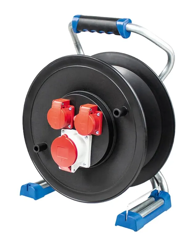 Schwabe 22650 Enrouleur de câble CEE Xperts Empty 400V/16A IP44 Ø285mm pour 25m de câble