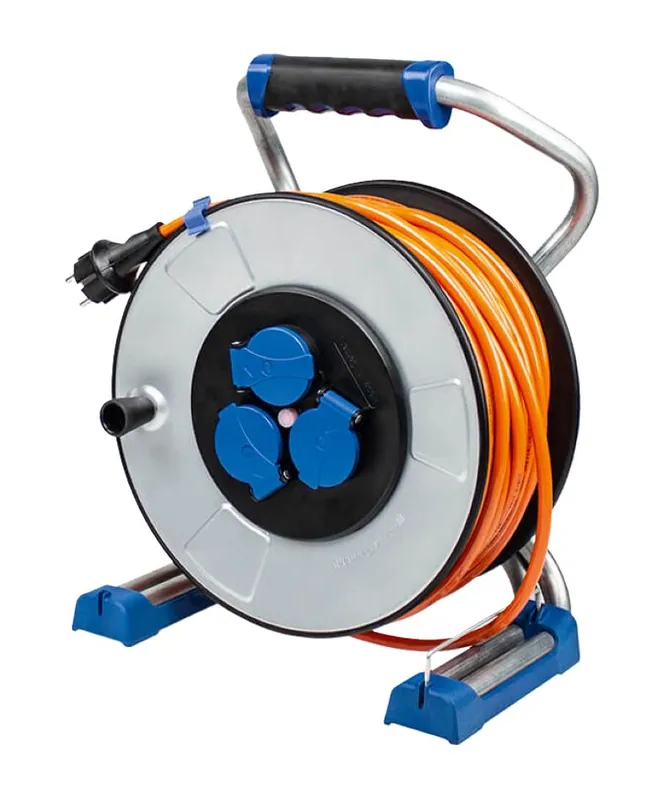 Schwabe 23328 Enrouleur de câble Xperts IronCoat 230V/16A IP44 PUR H07BQ-F 3G1,5 40m