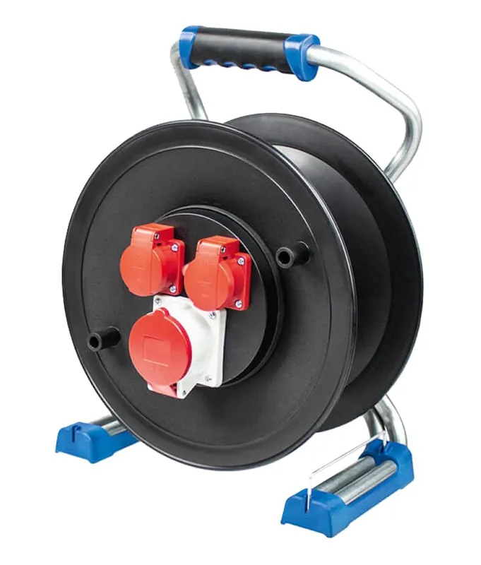 Schwabe 23650 Enrouleur de câble CEE Xperts Empty 400V/16A IP44 Ø320mm pour 40m de câble