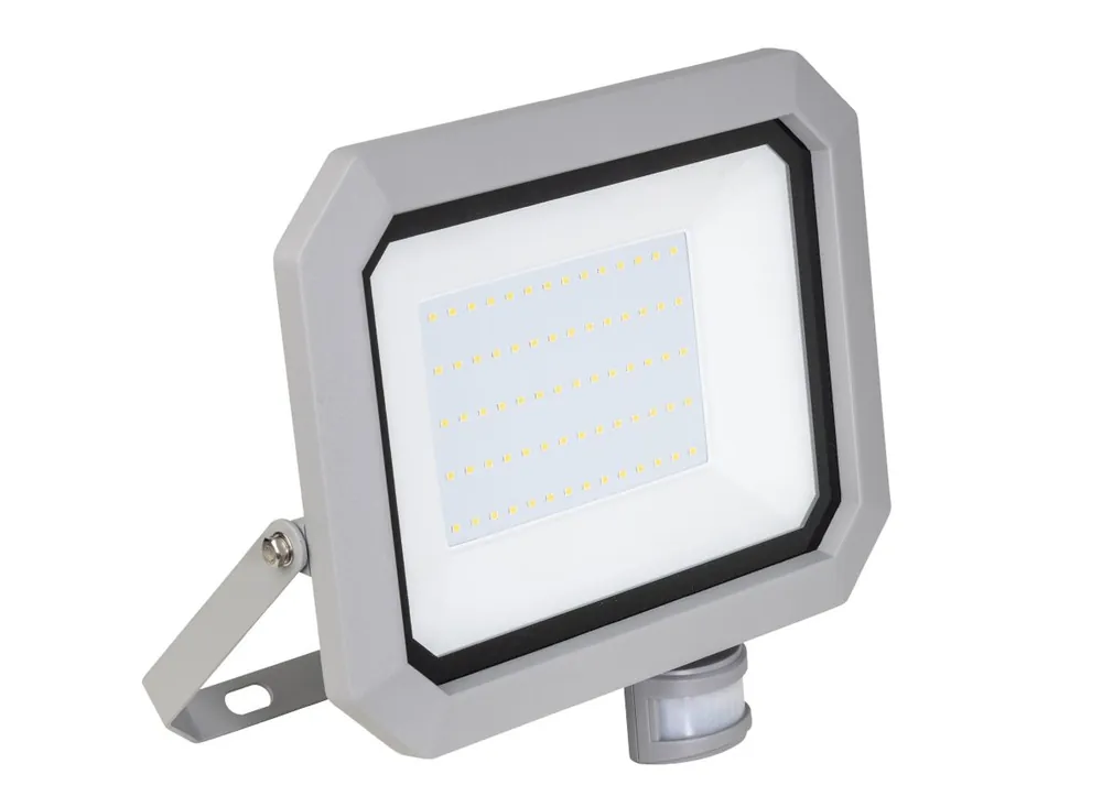 Schwabe 46408 Lampe LED Slimline IP44 50W avec détecteur de mouvement