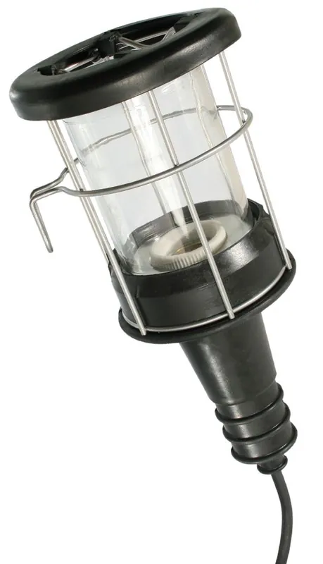 Schwabe 47250 Lampe à main IP20 100W 230V/16A avec câble H05RN-F 2×1.0 5m