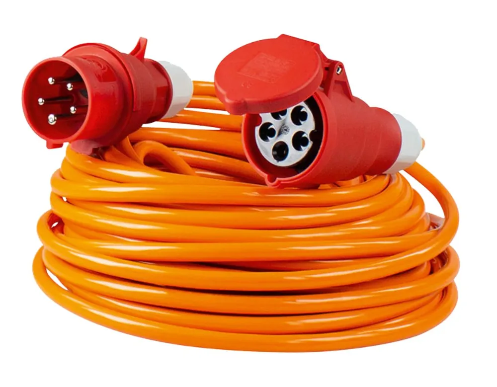 Schwabe 59623 CEE Câble d‘extension PUR 400V/32A IP44 H07BQ-F 5G6 25m