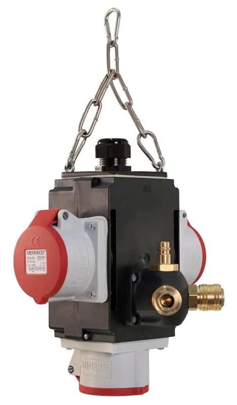 Schwabe 60738 MIXO Distributeur suspendu IV+ 3x CEE 400V/16A 5 pôles
