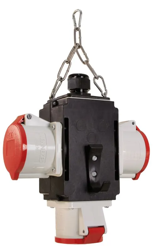 Schwabe 60739 MIXO Distributeur suspendu V 3x CEE 400V/32A 5 pôles