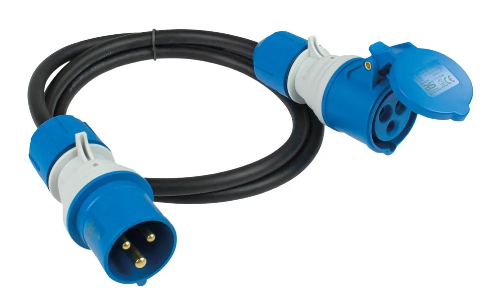 Schwabe 61401 Camping CEE Powerlight Câble d‘extension H07RN-F 3G2.5 IP44 5m