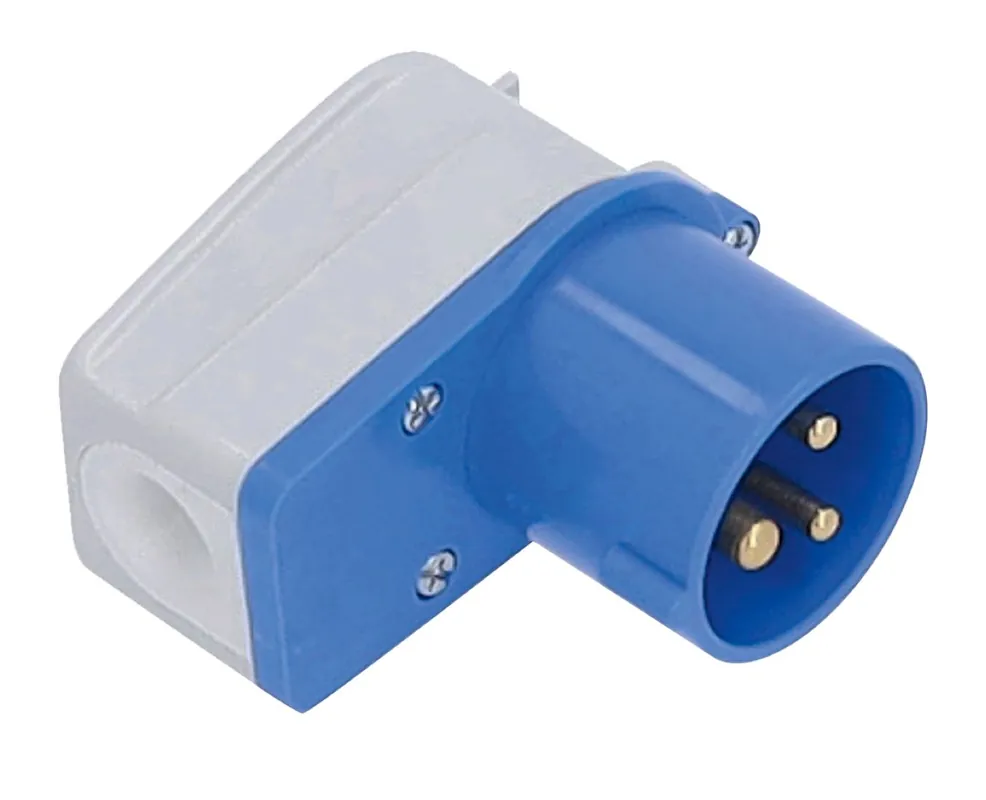 Schwabe 61481 Camping CEE Plug Angled 230V/16A IP44 3 pôles