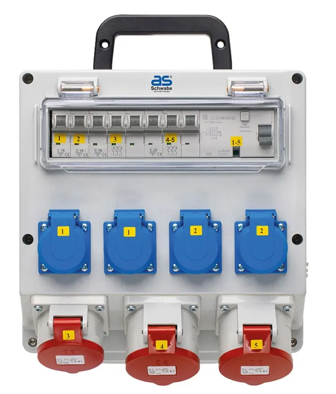 Schwabe 61519 Distributeur de courant CEE FIXO 12D