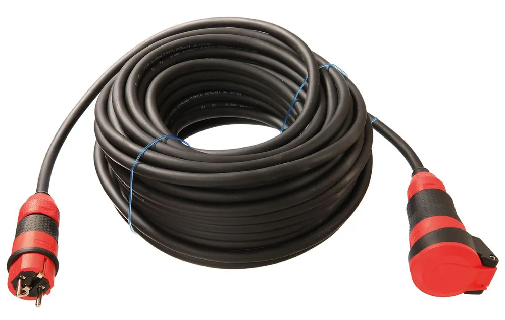 Schwabe 62254 SCHUKO ultra II Câble d‘extension en néoprène H07RN-F 3G2.5 IP54 50m