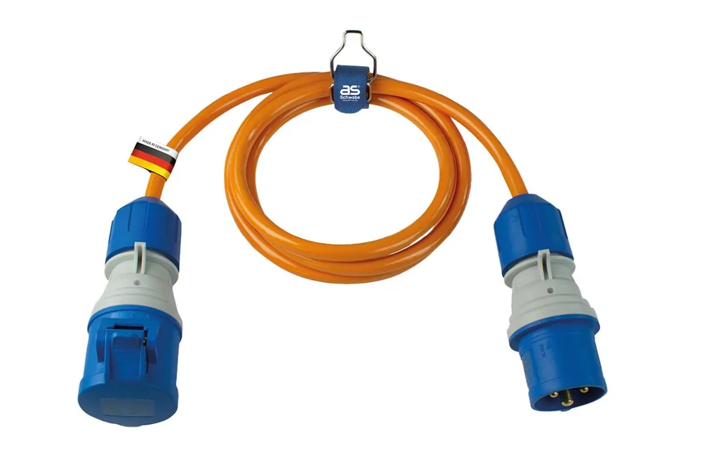 Schwabe 62430 Camping CEE Powerlight Câble d‘extension H07BQ-F 3G2,5 IP44 1,5m