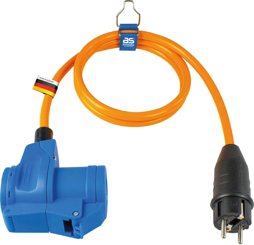 Schwabe 62436 Camping CEE Câble adaptateur 230V/16A IP44 H07BQ-F 3G2,5 1,5m