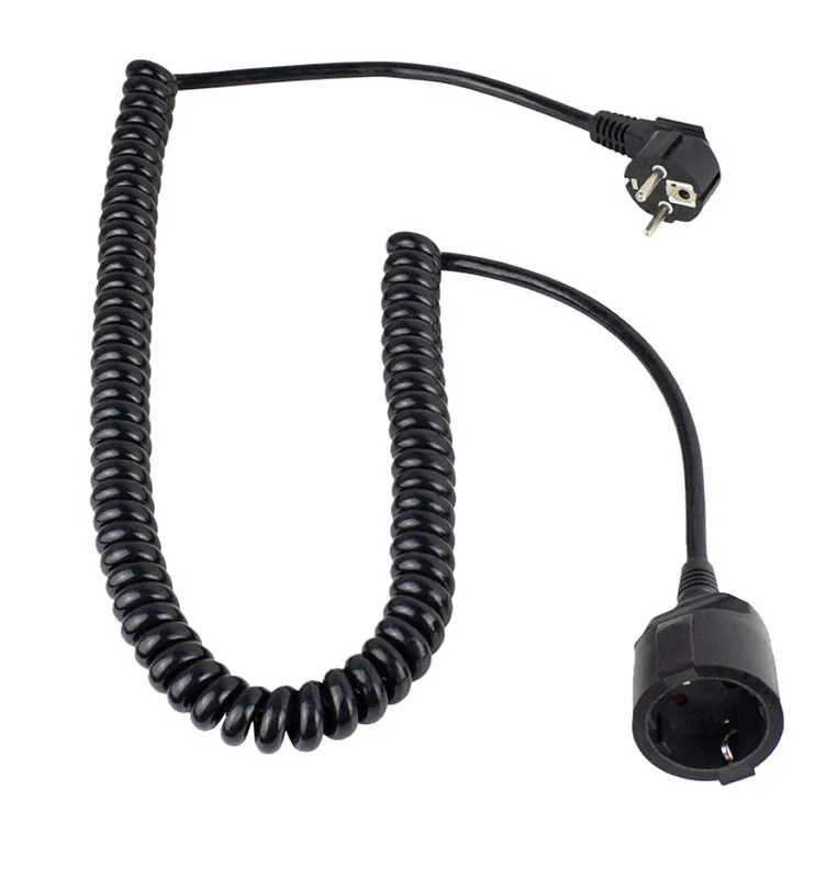 Schwabe 70410 Câble spiralé 230V/16A IP20 H05VV-F 3G1.5 1-2.5m