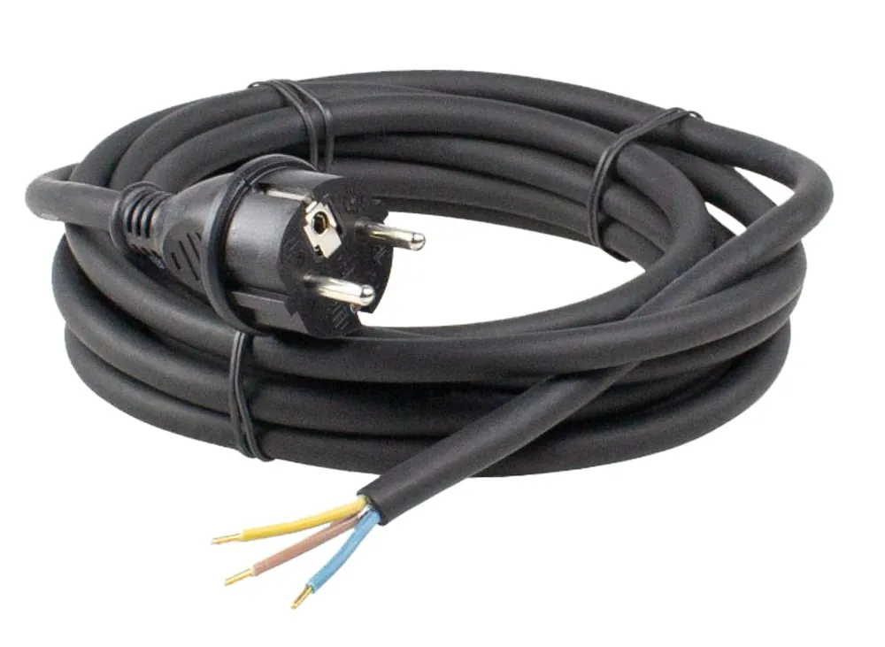Schwabe 70912 Câble de connexion Néoprène 230V/16A IP44 H07RN-F 3G1,5 noir 15m